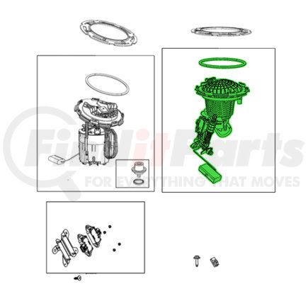 68193718AF by MOPAR - Fuel Pump Module Assembly