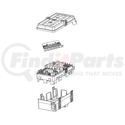 68370552AC by MOPAR - Power Distribution Block Connector - For 2019-2020 Jeep Wrangler