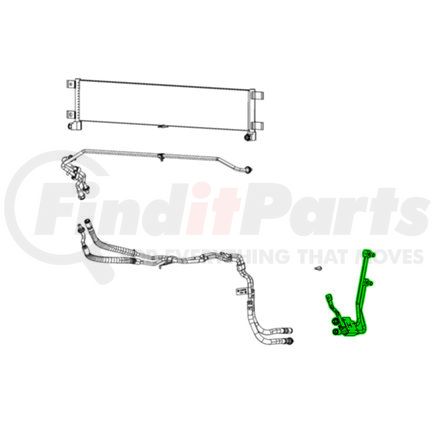 68359848AD by MOPAR - Fuel Feed and Return Hose - For 2019-2024 Ram 2500/3500