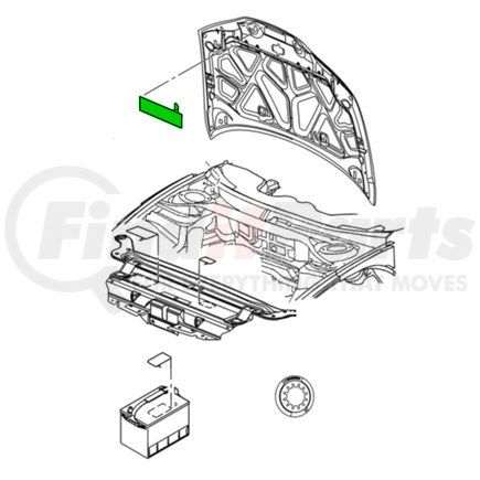 68465414AA by MOPAR - Emission Label - For 2020 Ram 1500