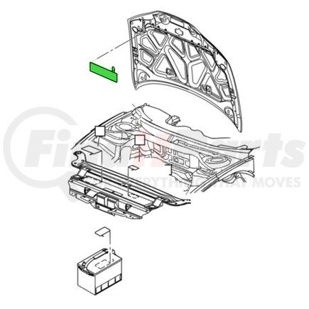 68470443AA by MOPAR - Emission Label - For 2020 Ram 1500 Classic