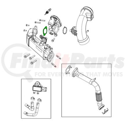 68493362AA by MOPAR - Exhaust Gas Recirculation (EGR) Valve Gasket