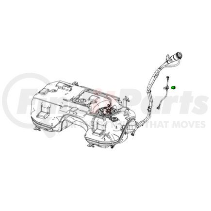 68505216AA by MOPAR - Fuel Pressure Sensor Cover