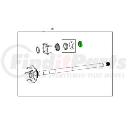 68499022AA by MOPAR - Drive Axle Shaft O-Ring - For 2018-2023 Jeep Wrangler