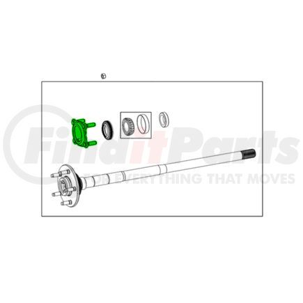 68507418AA by MOPAR - Drive Axle Shaft Retainer