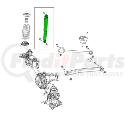 68274045AA by MOPAR - Suspension Shock Absorber Bushing - Lower