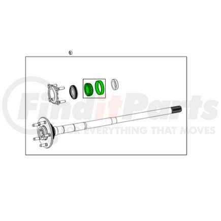 68507420AA by MOPAR - Drive Axle Shaft Bearing