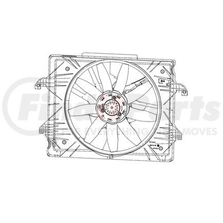 68268606AE by MOPAR - Engine Cooling Fan Module