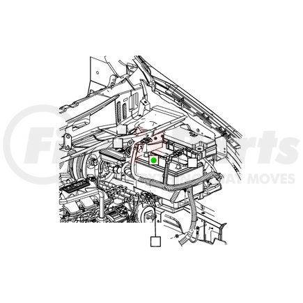 68226704AA by MOPAR - Battery Cable Nut - B+ Terminal