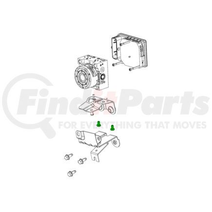 68191444AA by MOPAR - ABS Pump and Motor Assembly Bolt