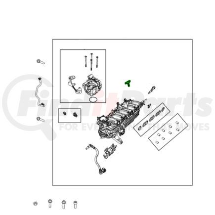 68476185AA by MOPAR - Manifold Absolute Pressure Sensor