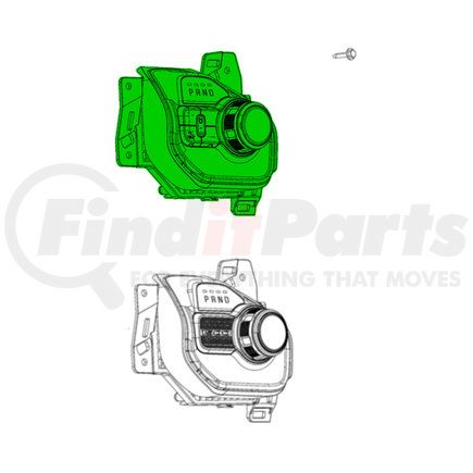 68503742AB by MOPAR - Automatic Transmission Shift Lever Assembly - For 2021 Ram 1500