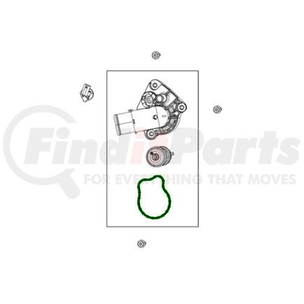 68538186AA by MOPAR - Engine Coolant Thermostat Seal