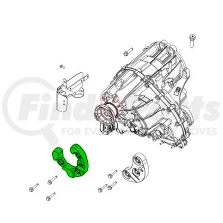 68350440AB by MOPAR - Transfer Case Vibration Dampener