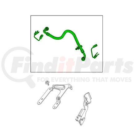 68378203AB by MOPAR - Fuel Pump Jumper Harness Kit