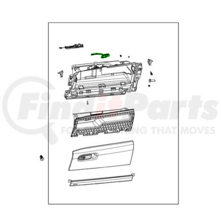 68415354AB by MOPAR - Glove Box Light