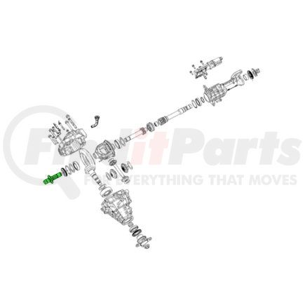 68567787AA by MOPAR - CV Intermediate Shaft