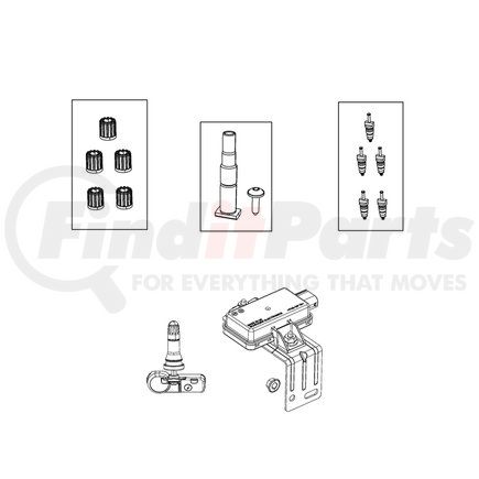 68582106AA by MOPAR - Tire Pressure Monitoring System (TPMS) Control Module