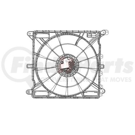 68377857AD by MOPAR - Engine Cooling Fan Module - For 2021-2023 Jeep Grand Cherokee L