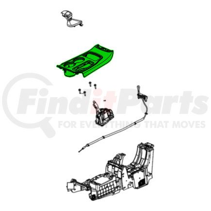 68428791AD by MOPAR - Automatic Transmission Shift Lever Assembly - For 2018-2021 Dodge Durango