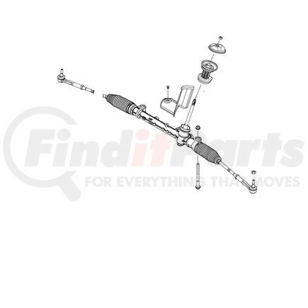 68543865AA by MOPAR - Steering Tie Rod End - Right, Outer