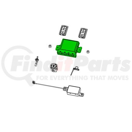 68379518AL by MOPAR - Integrated Control Module - Rear