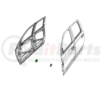 68569320AA by MOPAR - Door Control Module - Right, For 2022 Ram