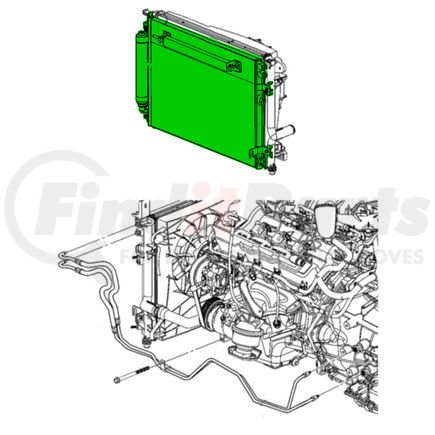 05137693AE by MOPAR - A/C Condenser - With A/C Drier, for 2005-2023 Dodge and Chrysler