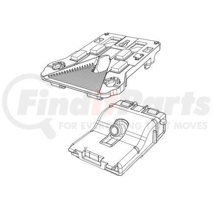 68551095AC by MOPAR - Lane Departure System Camera - with Bracket, For 2019-2023 Jeep Cherokee