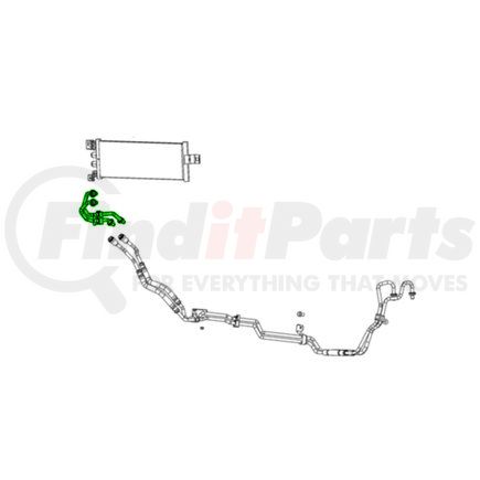 68467209AA by MOPAR - Automatic Transmission Oil Cooler Tube