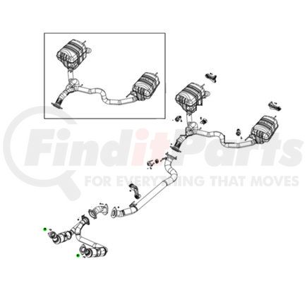 06513745AA by MOPAR - Catalytic Converter Nut - Hex, For 2022-2023 Jeep Grand Wagoneer