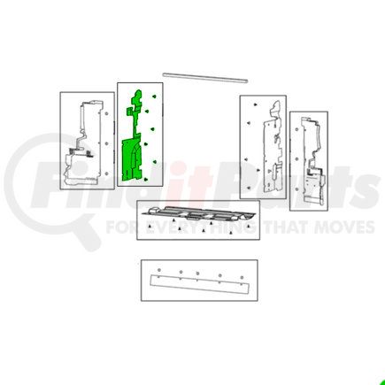 68552838AA by MOPAR - Radiator Side Air Seal - Right