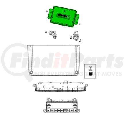 68422664AJ by MOPAR - HVAC Control Module