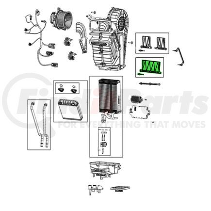 68565841AA by MOPAR - Temperature Door