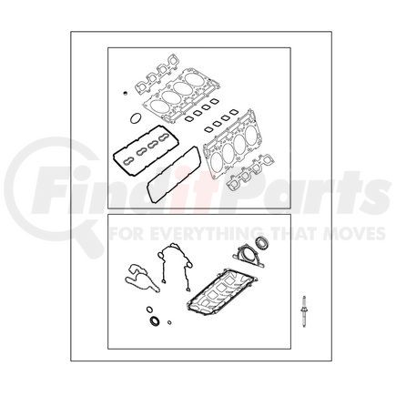 68294133AD by MOPAR - Engine Cylinder Head Gasket Kit