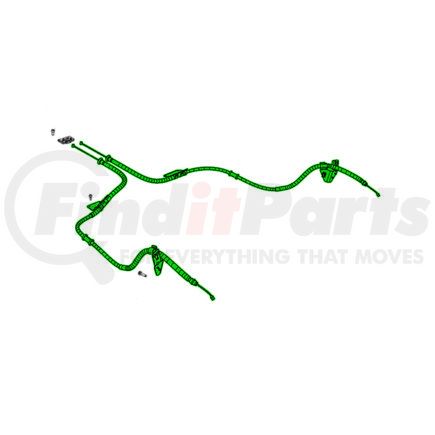 4581515AD by MOPAR - Parking Brake Cable - Rear, Left, For 2012-2019 Fiat 500