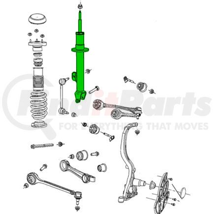 4782731AE by MOPAR - Suspension Strut - For 2005-2007 Chrysler 300