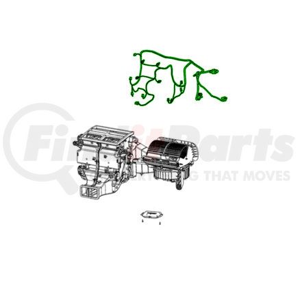 68579047AA by MOPAR - A/C and Heater Harness Connector - For 2022-2023 Jeep Grand Cherokee