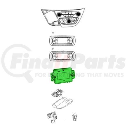 52080480AB by MOPAR - HVAC Control Module