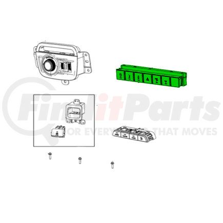 68478100AE by MOPAR - Instrument Panel Switch