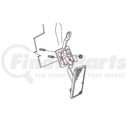 68580344AA by MOPAR - Accelerator Pedal - For 2015-2022 Fiat/Ram/Jeep