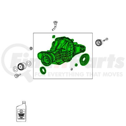 68378940AB by MOPAR - Differential - Rear Axle, for 2011-2019 Jeep Grand Cherokee & 2011-2013 Dodge Durango