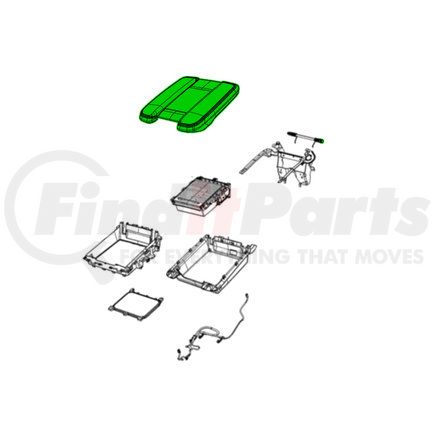 7RF59TX7AA by MOPAR - Console Armrest - For 2022-2023 Jeep Grand Wagoneer