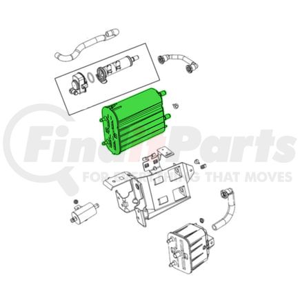 68466509AB by MOPAR - Vapor Canister - For 2021-2023 Ram