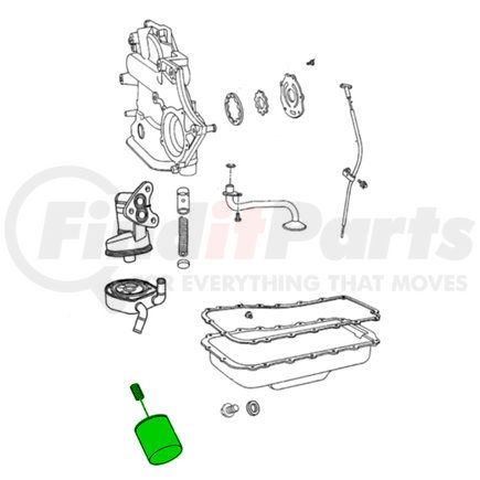 1AML0004AA by MOPAR - Engine Oil Filter - For 2001-2011 Dodge/Jeep/Chrysler