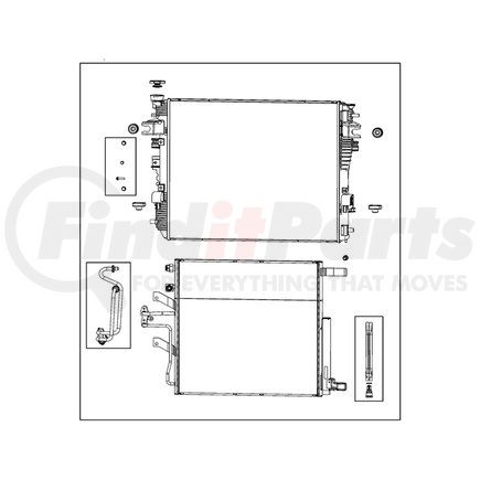 68576153AA by MOPAR - Cooling Module - For 2022 Ram 1500 Classic