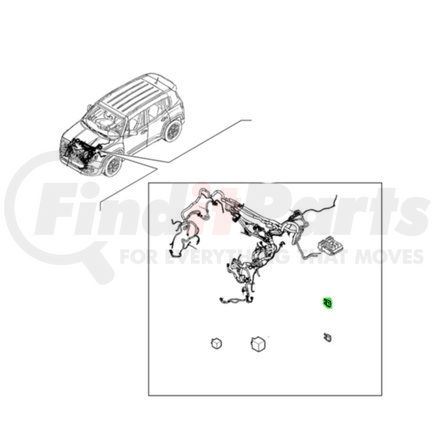 68096897AA by MOPAR - Multi-Purpose Fuse - 30 Amperage, Green