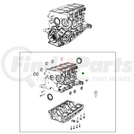 68145984AA by MOPAR - Engine Block Drain Plug