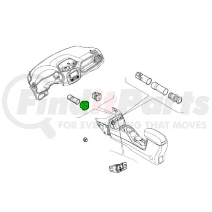 68256595AA by MOPAR - 12 Volt Accessory Power Outlet Cap