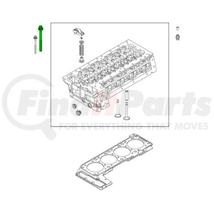 68095470AA by MOPAR - Engine Cylinder Head Bolt - with Washer, For 2014-2017 Ram